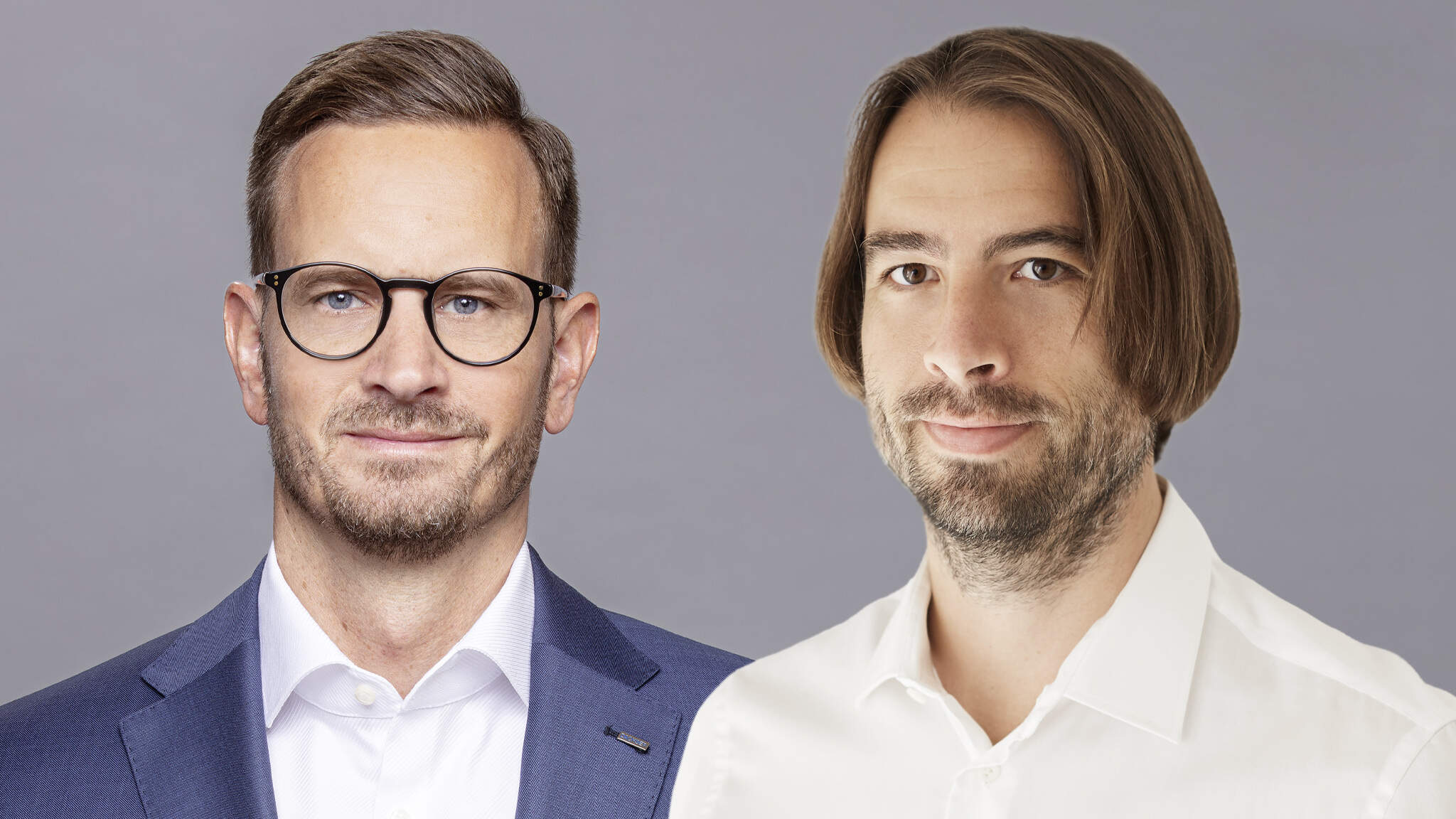 DACHSER har utnevnt Claus Wetzel (44, til venstre) som ny leder for forretningsenheten European Logistics Germany, med oppstart 1. januar 2026. Samme dag tiltrer Florian Zehetleitner (46, til høyre) som leder for European Logistics North Central Europe.
